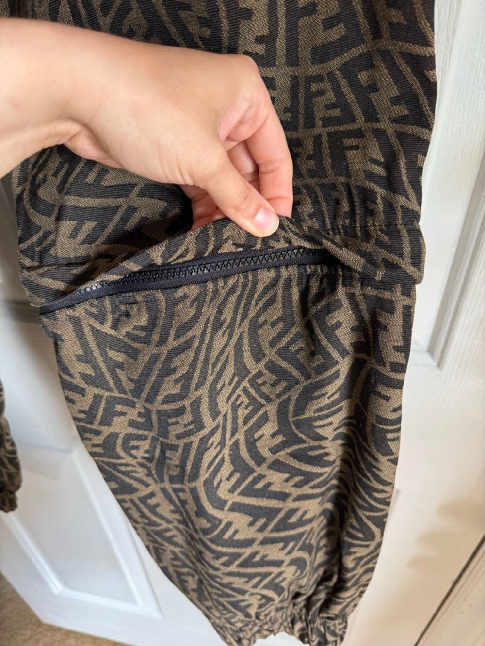 Fendi FF Vertigo jacquard Track Pants *faux* - Picture 4 of 6